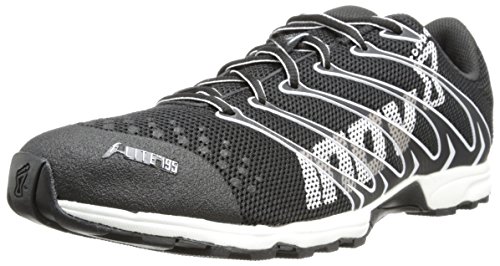 Inov-8 Unisex F-Lite 195 (S) Cross Training Shoe,Black/White,4 E US Men/5.5 E US Womens