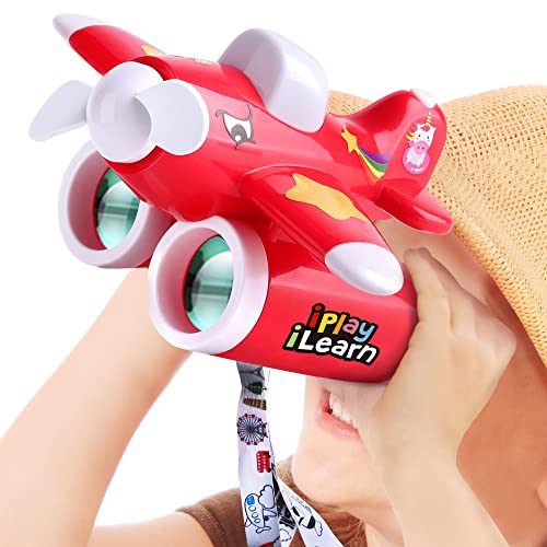 iPlay, iLearn Kids Binoculars Airplane Toys, Toddler Science Kit, Girls Outdoor Games, Nature Bird...