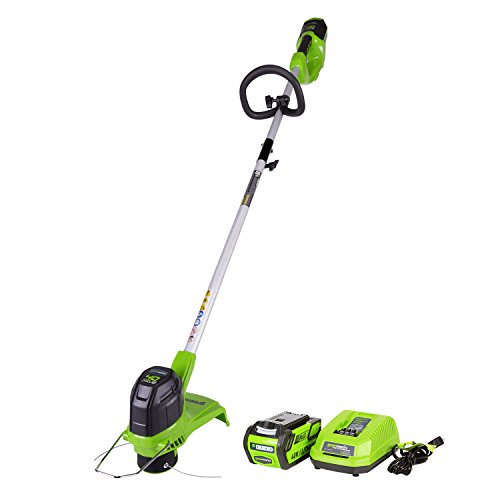 Greenworks 12-Inch 40V Cordless String Trimmer, 2.0 AH Battery Included 2101602