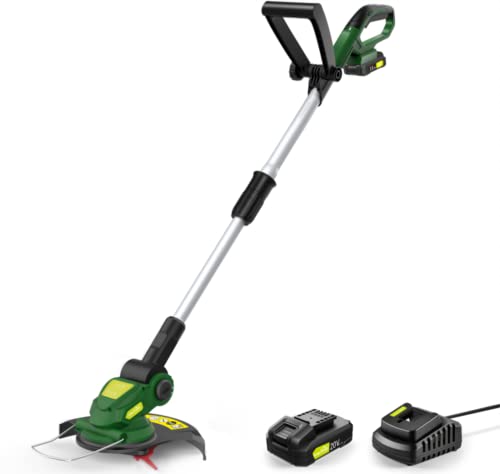 SnapFresh Cordless String Trimmer - Electric Trimmer Battery Powered, 20V Weed Eater with Battery &...