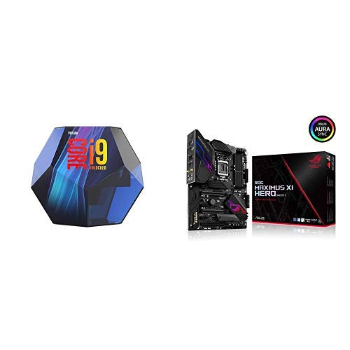 Intel Core i9-9900K Desktop Processor 8 Cores up to 5.0 GHz Turbo Unlocked with ROG Maximus XI Hero...