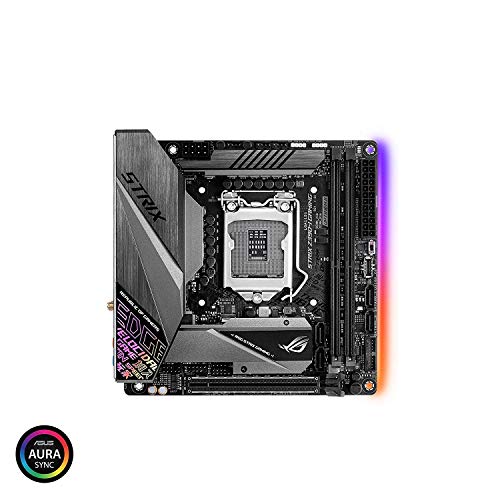 ASUS ROG Strix Z390-I Gaming LGA1151 (Intel 8th and 9th Gen) Mini ITX (MITX) DDR4 DP HDMI M.2 USB 3.1 Gen2 Motherboard