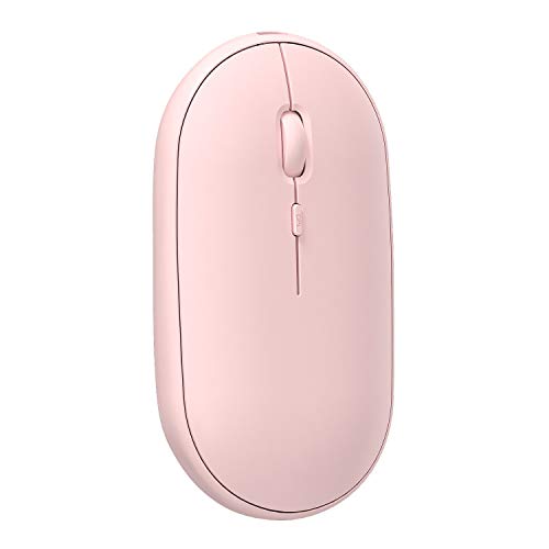 Bluetooth Mouse, Rechargeable Mouse with USB Receiver, Slim Dual Mode(Bluetooth + USB) Noiseless...