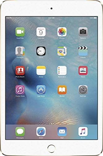 Apple iPad Mini 4, 16GB, Gold - WiFi (Renewed)