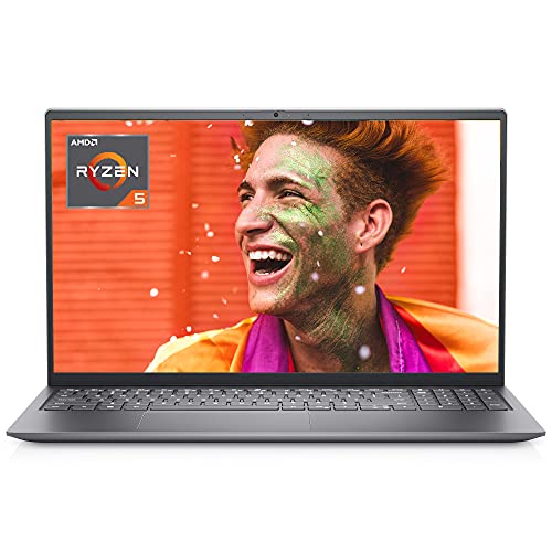 Dell Inspiron 15 5515 15.6-Inch Touchscreen Laptop - Full HD (1920 x 1080) Display, AMD Ryzen 5 5500U, 8GB DDR4 RAM, 256GB SSD, USB-C, Wi-Fi 6, Bluetooth 4.1, AMD Radeon Graphics, Windows 11 - Silver