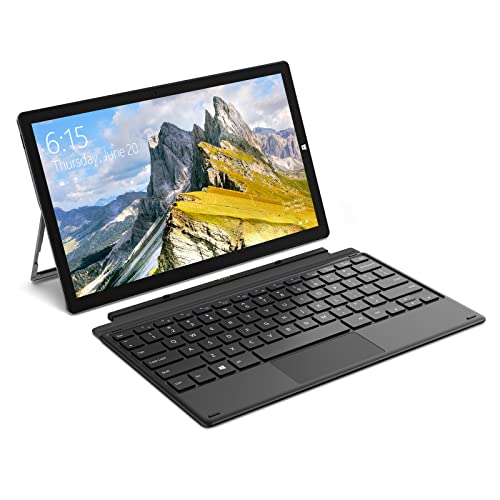 TECLAST X16 2 in 1 Laptop, 11.6'' Tablet PC wth Keyboard, Windows 10 Tablet with Multi-Angle Kickstand, Convertible Laptop, 6GB RAM 128GB ROM, Intel N4020 CPU, 2.4G+5G WiFi, Bluetooth 4.2, Mini HDMI