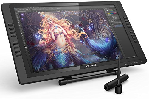 XP-PEN Artist22E Pro Drawing Pen Display Graphic Monitor IPS Monitor 8192 Level Pen Pressure Drawing Pen Tablet Dual Monitor with 16 Express Keys and Adjustable Stand 21.5 Inch