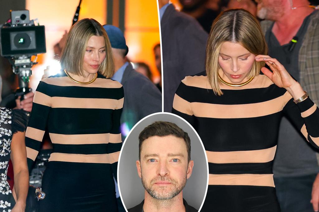 Jessica Biel được nhìn thấy lần đầu tiên kể từ khi DWI chồng Justin Timberlake bị bắt ở Hamptons