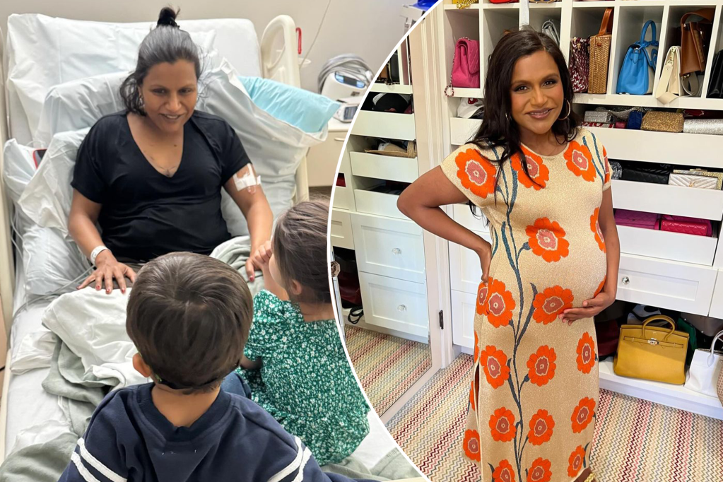 Mindy Kaling tiết lộ cô chào đón đứa con thứ ba vào tháng 2