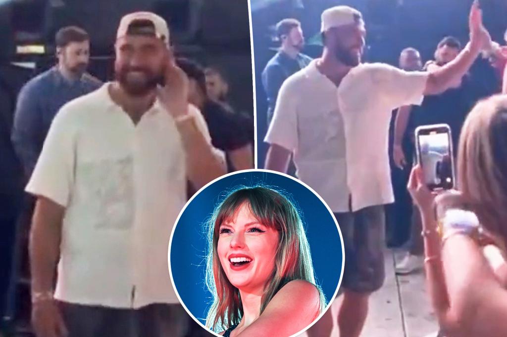 Travis Kelce phản ứng với sự thay đổi lời bài hát ‘Karma’ của Taylor Swift trong London Eras Tour