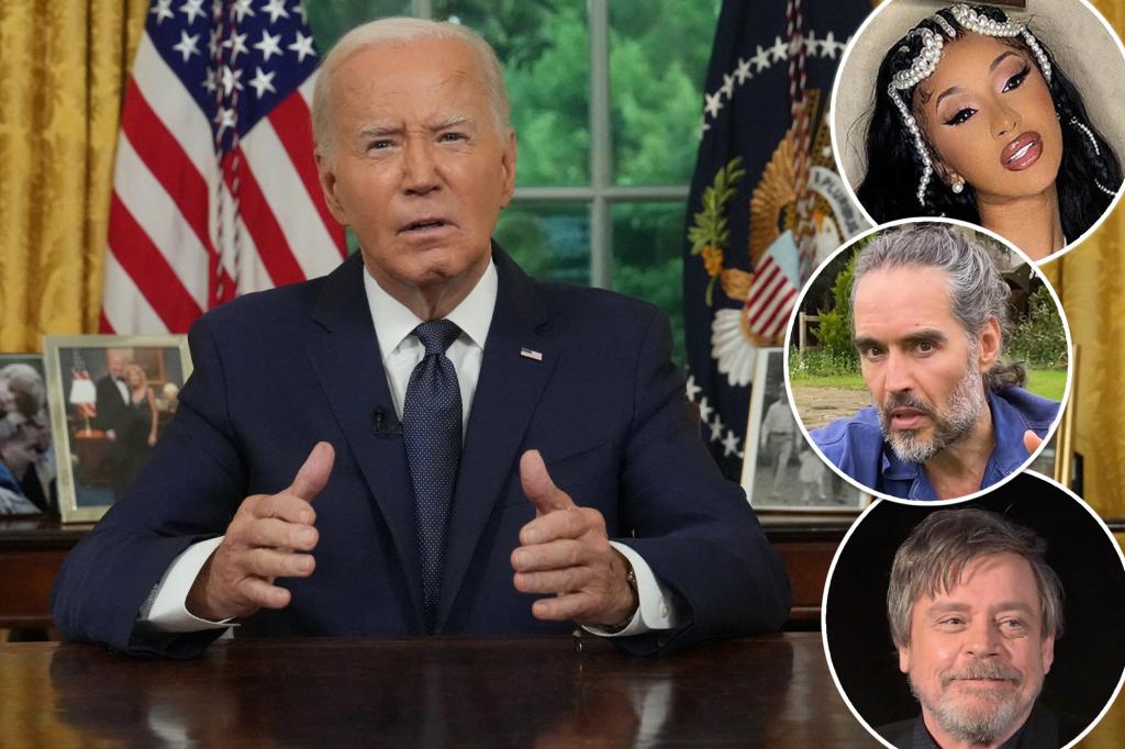 Joe Biden rút khỏi cuộc đua tổng thống: phản ứng của những người nổi tiếng