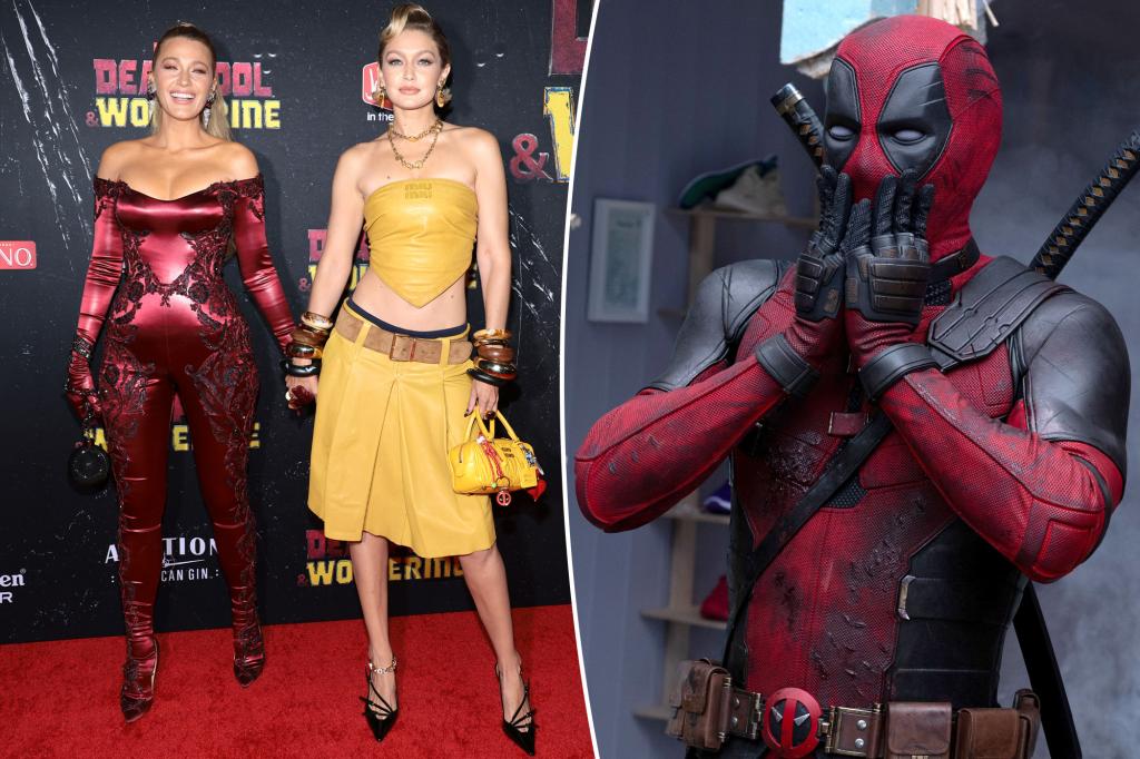 Blake Lively và Gigi Hadid sánh đôi tại buổi ra mắt ‘Deadpool & Wolverine’