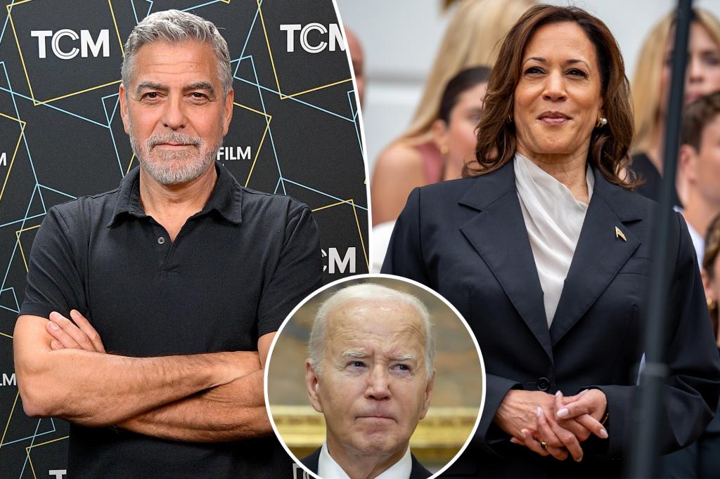 George Clooney ủng hộ Kamala Harris làm tổng thống sau bài bình luận của Biden