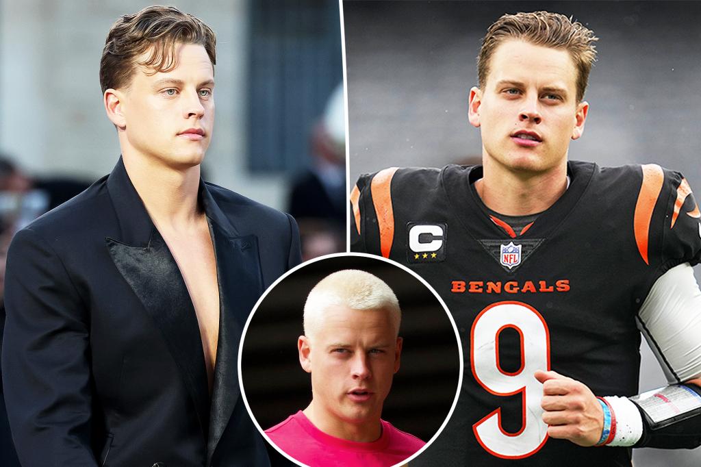 ‘Buzzcut Joe Burrow’ được so sánh với Eminem với mái tóc vàng mới nhuộm