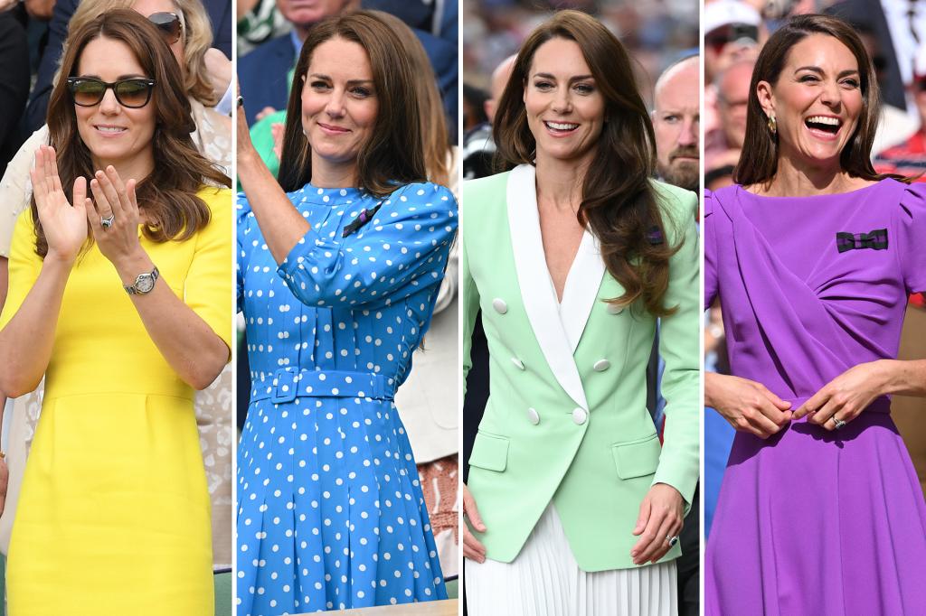 All of Kate Middleton’s Wimbledon outfits through the years