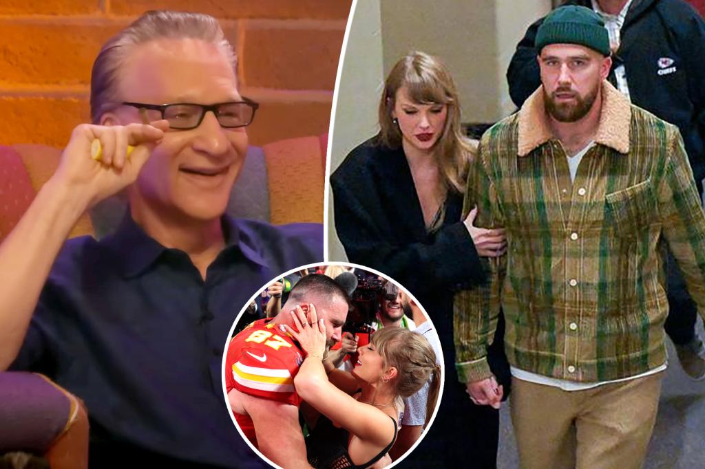 Bill Maher dự đoán Travis Kelce sẽ “đá” Taylor Swift