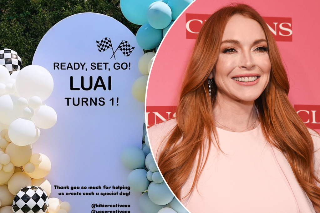 Bên trong bữa tiệc sinh nhật lần thứ 1 theo chủ đề xe đua của Luai, con trai Lindsay Lohan (Video)