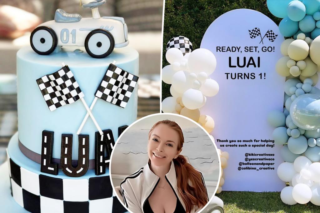 Bên trong bữa tiệc sinh nhật đầu tiên của Luai, con trai Lindsay Lohan