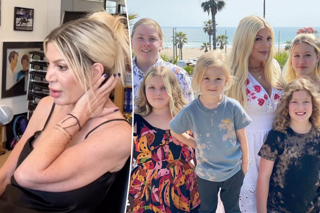 Tori Spelling cho biết cô sẽ ‘phải tham gia OnlyFans’ để trang trải học phí đại học cho 5 đứa con của mình