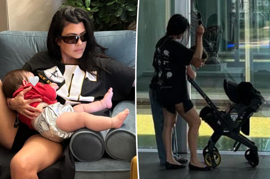 Kourtney Kardashian hé lộ những hình ảnh mới về đứa con của cô và Travis Barker, Rocky