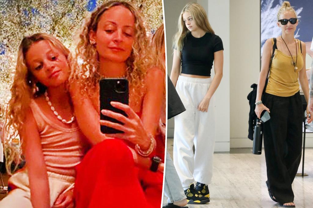 Nicole Richie và con gái Harlow liên tục “ở trong tủ quần áo của nhau”