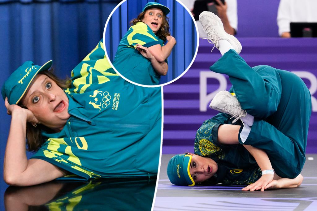 Rachel Dratch chế giễu vũ công breakdance Olympic Raygun trong khi làm gián đoạn chương trình ‘The Tonight Show’