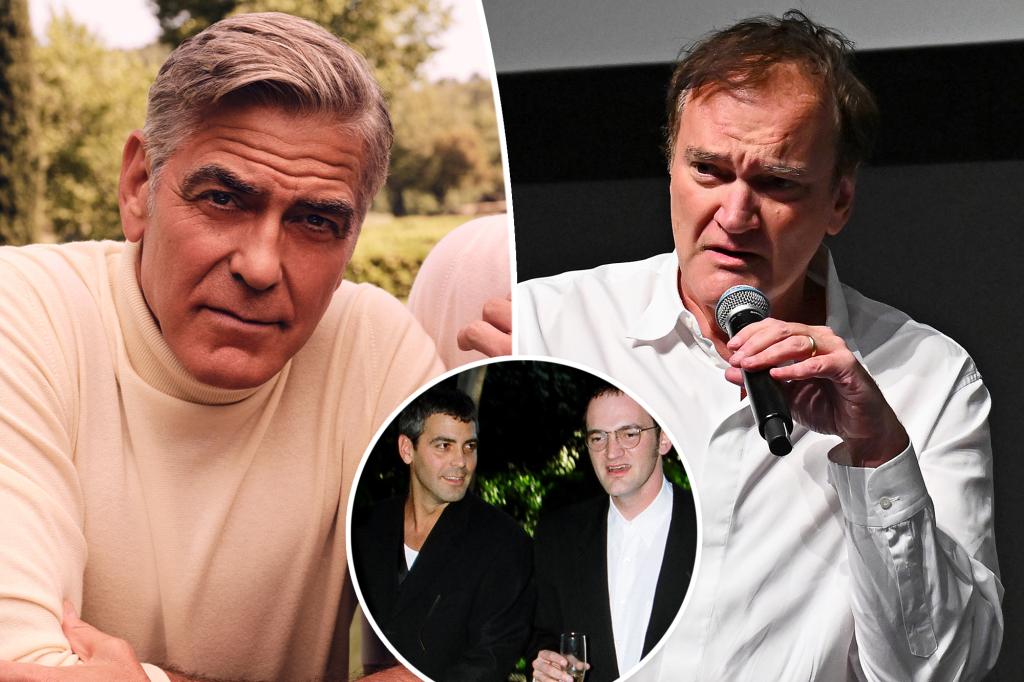 ‘Bực tức’ George Clooney gọi Quentin Tarantino là kẻ hạ thấp sự nghiệp