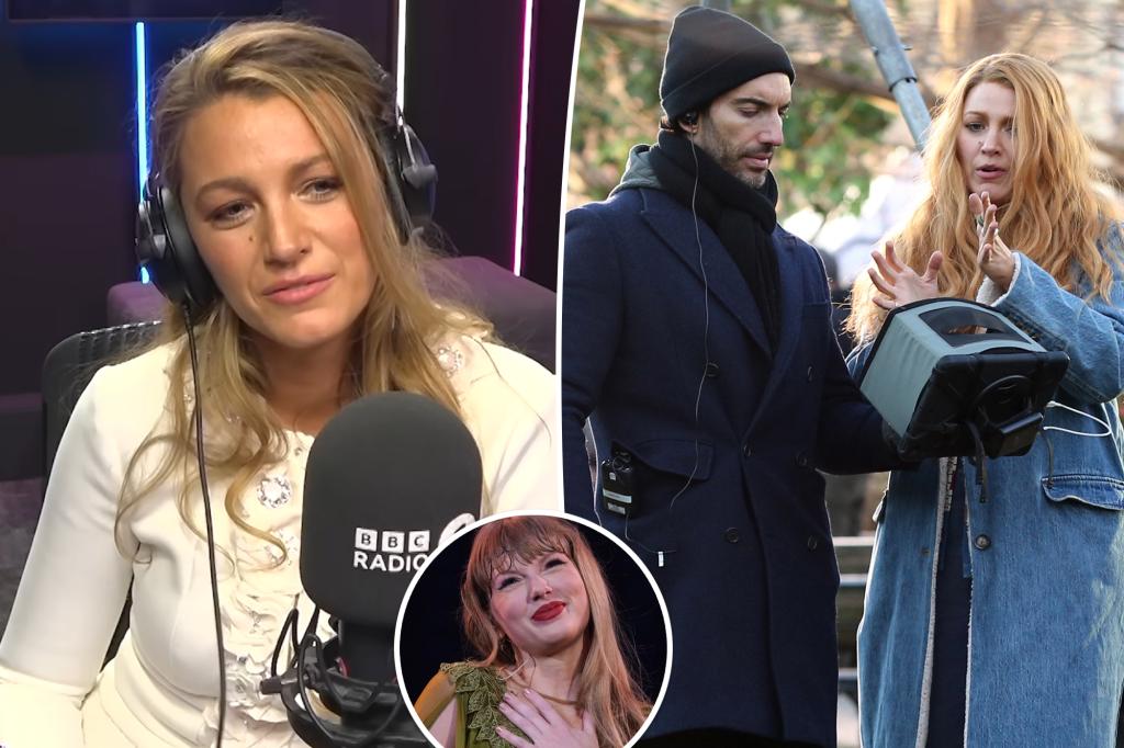 Blake Lively phát cuồng vì người bạn thân Taylor Swift giữa bộ phim ‘It Ends With Us’