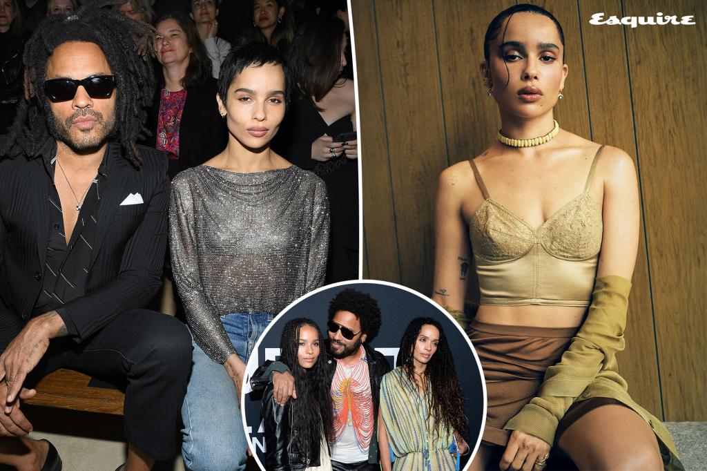 Zoë Kravitz kể chi tiết về quyết định ‘đau lòng’ khi chuyển đến sống với bố Lenny Kravitz sau khi chia tay mẹ Lisa Bonet