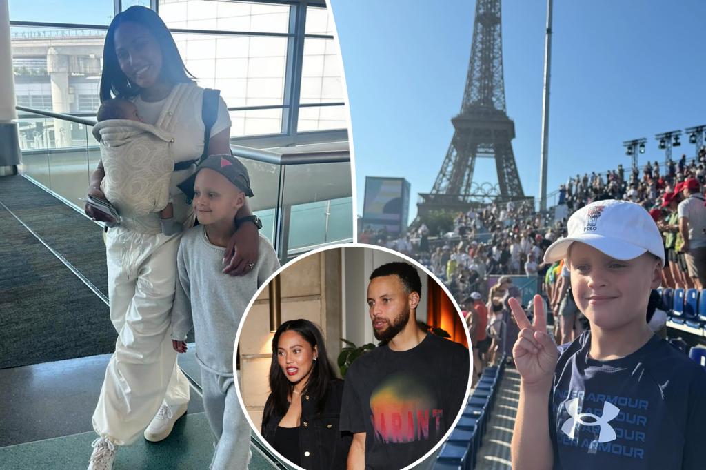 Ayesha Curry hé lộ chuyến đi Olympic Paris ‘đáng kinh ngạc’ cùng các con trai sau cuộc đối đầu với cảnh sát