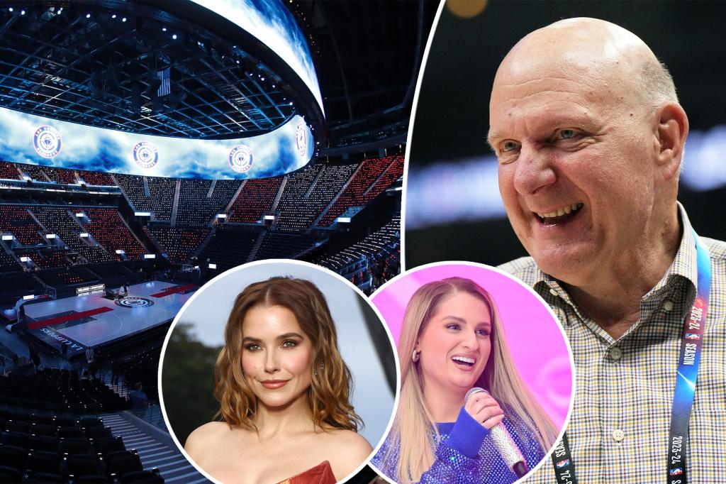 Steve Ballmer tổ chức tiệc tại đấu trường LA mới của Clippers với sự góp mặt của nhiều ngôi sao