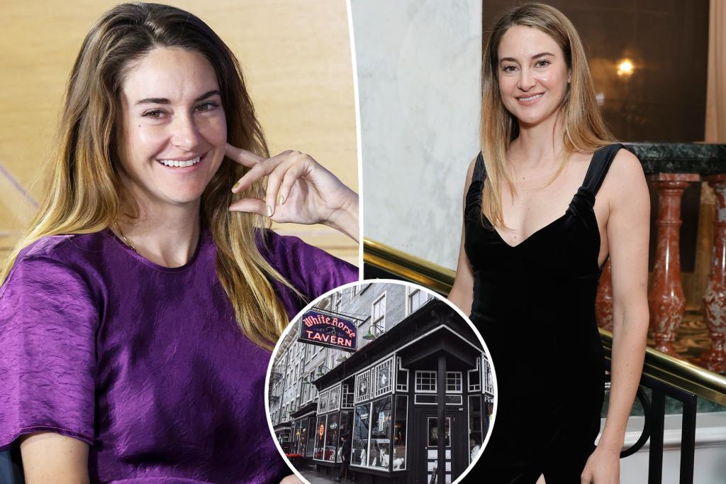 Shailene Woodley bị phát hiện hẹn hò với một người đàn ông bí ẩn tại quán rượu White Horse Tavern nổi tiếng ở thành phố New York