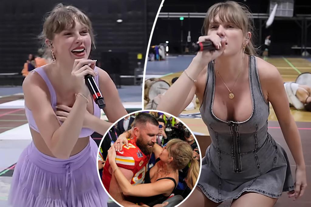 Taylor Swift giữ Travis Kelce gần gũi với chiếc vòng tay ‘TNT’ trong video ca nhạc ‘I Can Do It With a Broken Heart’