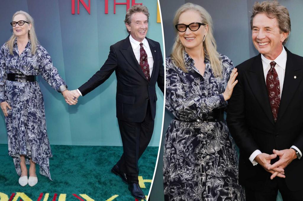 Martin Short, Meryl Streep nắm tay nhau sau khi phủ nhận hẹn hò