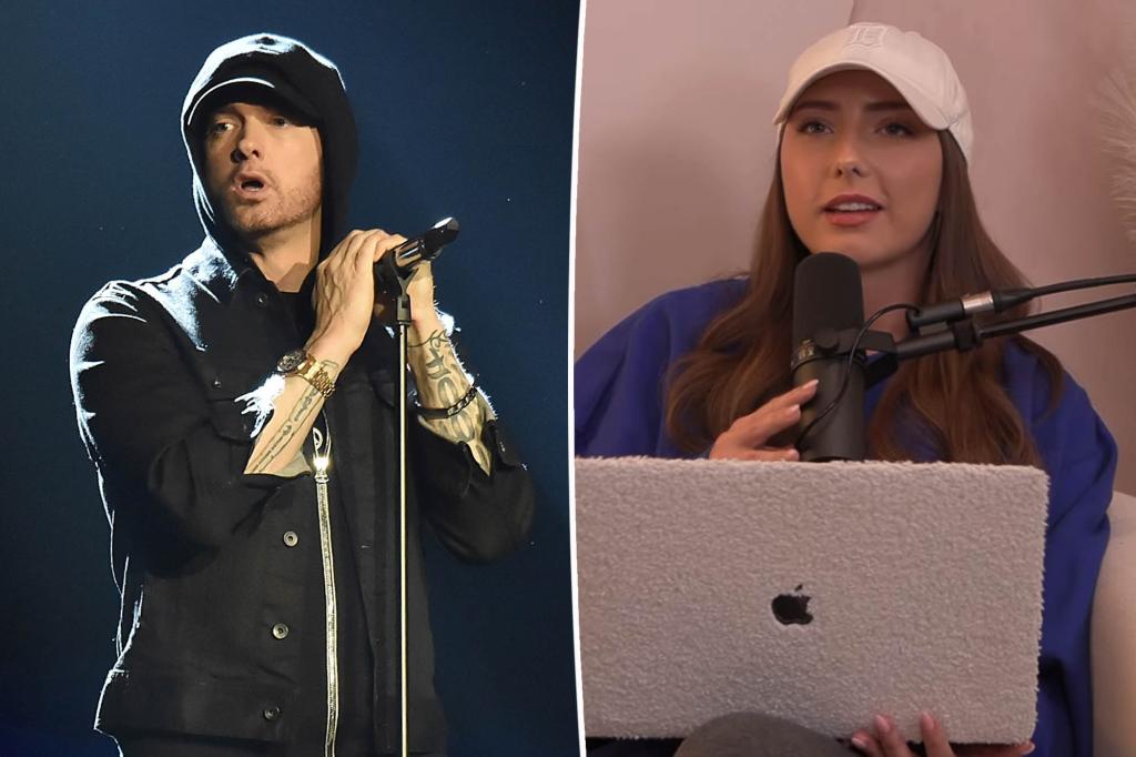 Con gái của Eminem, Hailie Jade, cho biết âm nhạc của cha cô khiến cô khóc