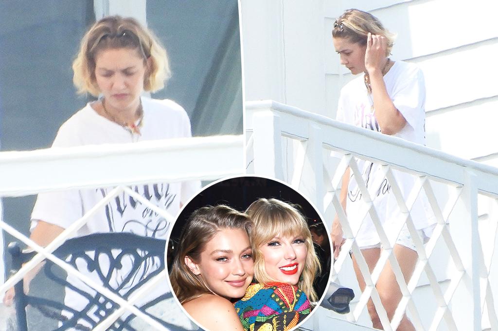 Gigi Hadid xuất hiện tại bữa tiệc sau nhà của Taylor Swift ở Rhode Island