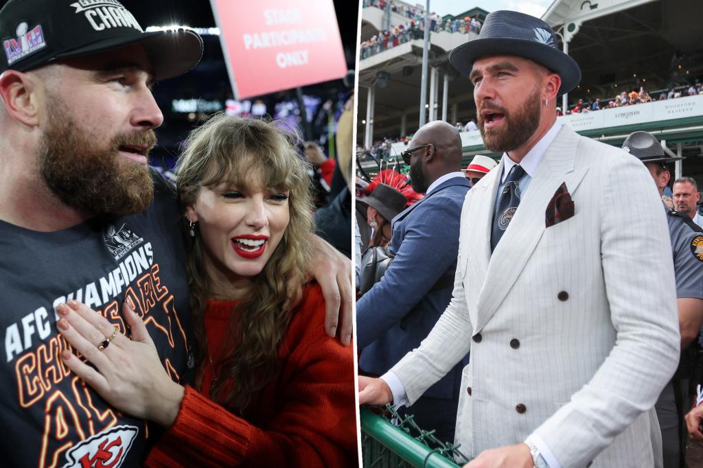 Travis Kelce trở thành đồng chủ sở hữu của chú ngựa đua mang tên Taylor Swift