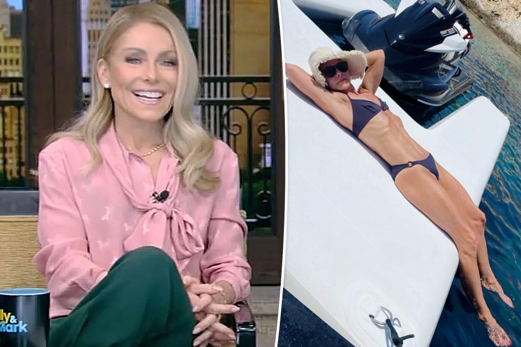 Kelly Ripa đã từng nhảy khỏi thuyền để chứng minh cô có thể nói chuyện với cá heo một cách ‘trôi chảy’