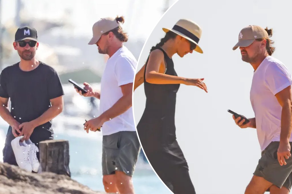 Leonardo DiCaprio, bạn gái Vittoria Ceretti đi nghỉ ở Ibiza cùng Tobey Maguire