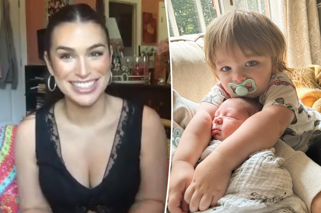 Ashley Iaconetti vô cùng phấn khích khi tặng cho cậu con trai 2 tuổi một người bạn thân thiết với em bé mới sinh