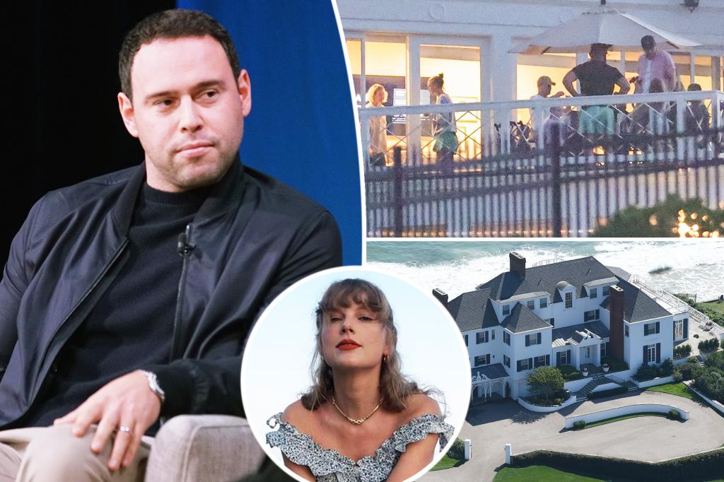 Scooter Braun troll Taylor Swift vì bữa tiệc toàn người nổi tiếng ở Rhode Island