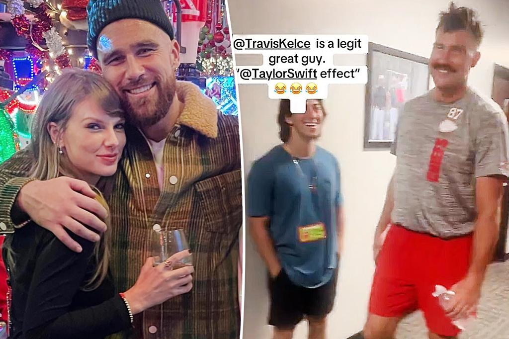 Travis Kelce nói đùa về ‘hiệu ứng Taylor Swift’ trong trại huấn luyện của Chiefs