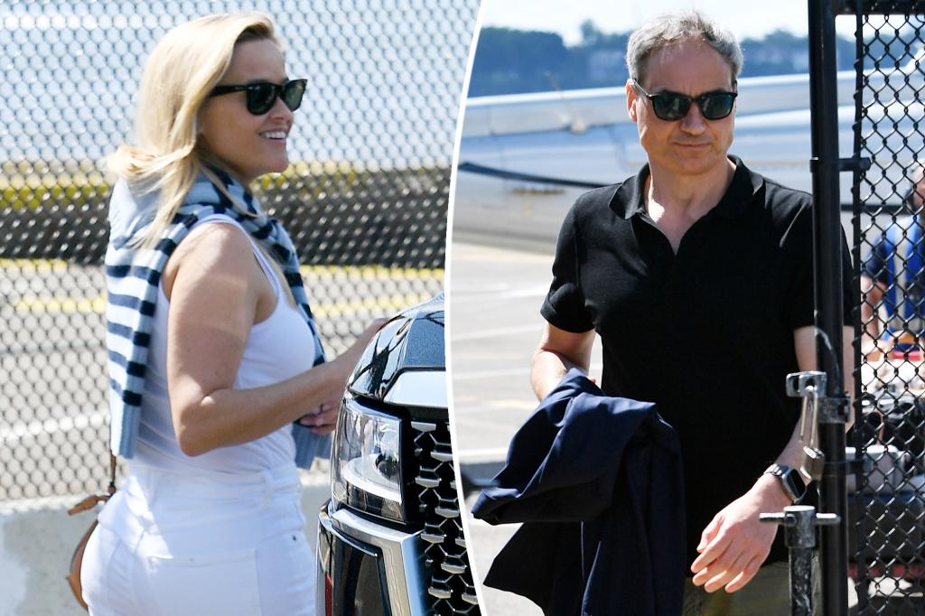 Reese Witherspoon đến NYC cùng nhà tài chính người Đức Oliver Haarmann