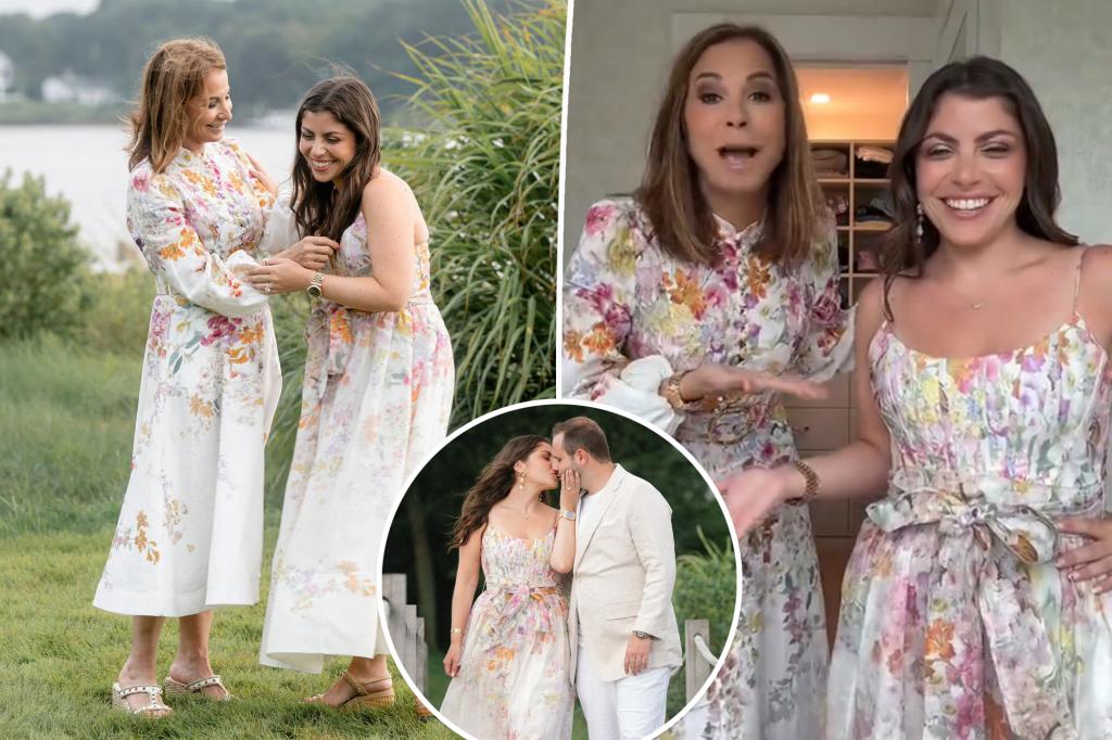 Jill Zarin sánh đôi cùng Ally Shapiro trong những chiếc váy hoa trắng cho bữa tiệc đính hôn “cổ tích” của con gái