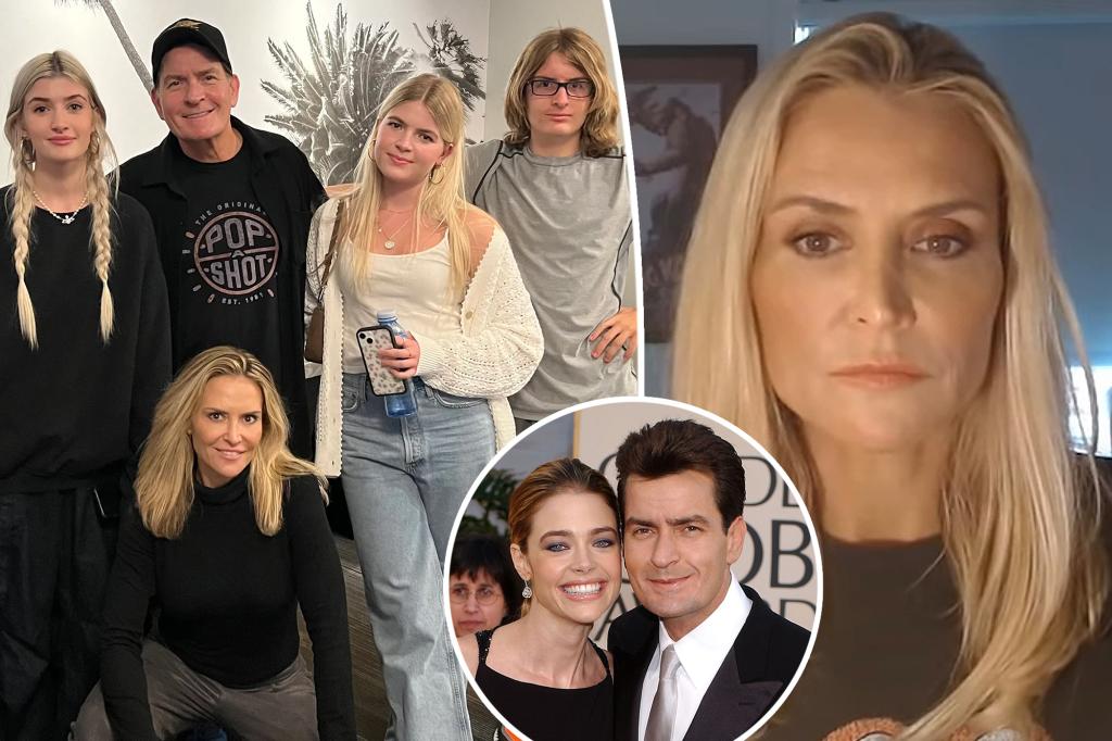 Brooke Mueller nói về việc Charlie Sheen cùng nuôi con với Denise Richards