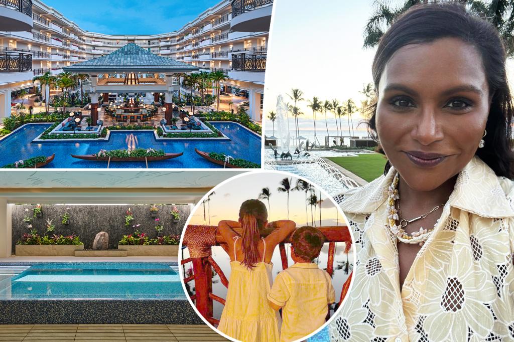 Bên trong kỳ nghỉ xa hoa của Mindy Kaling tại khu nghỉ dưỡng Grand Wailea ở Hawaii