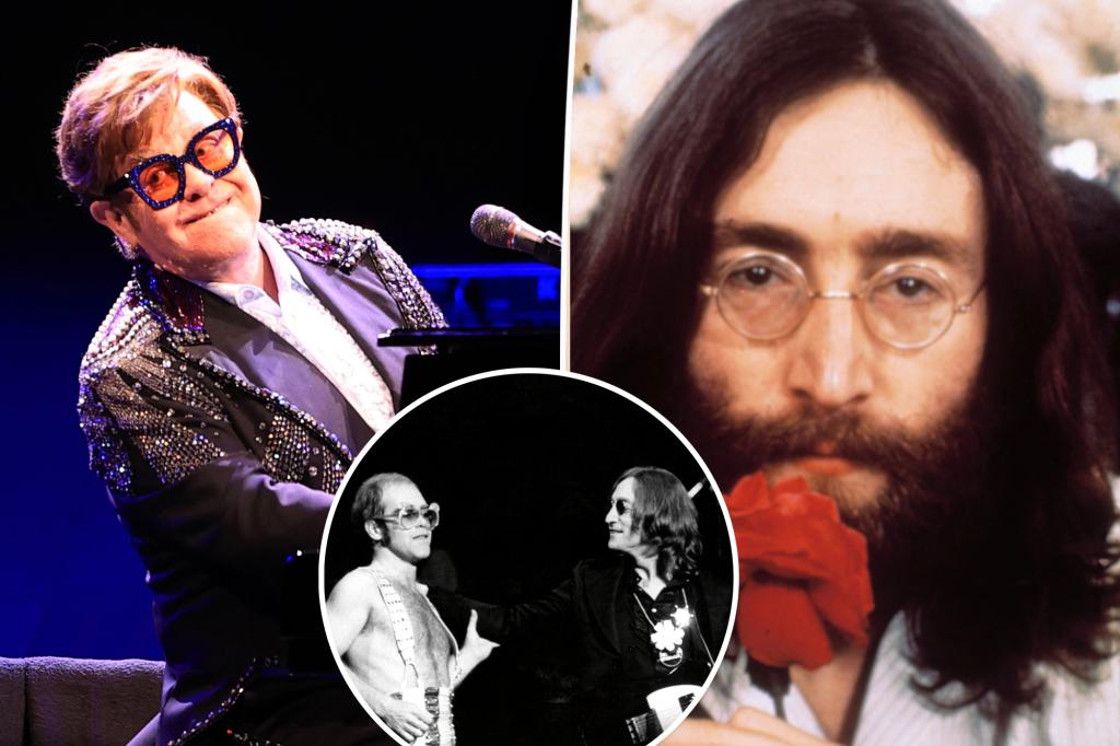 Elton John nhớ lại cảnh dùng ‘núi cocaine’ với John Lennon trong phim tài liệu mới