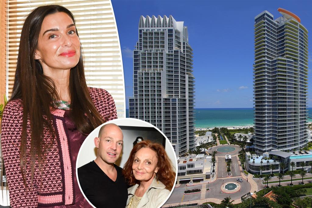 Candice Miller chuyển đến căn hộ trị giá 10 triệu đô la của Alexander von Fürstenberg tại Miami Beach sau khi chồng Brandon tự tử